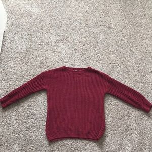 Red sweater